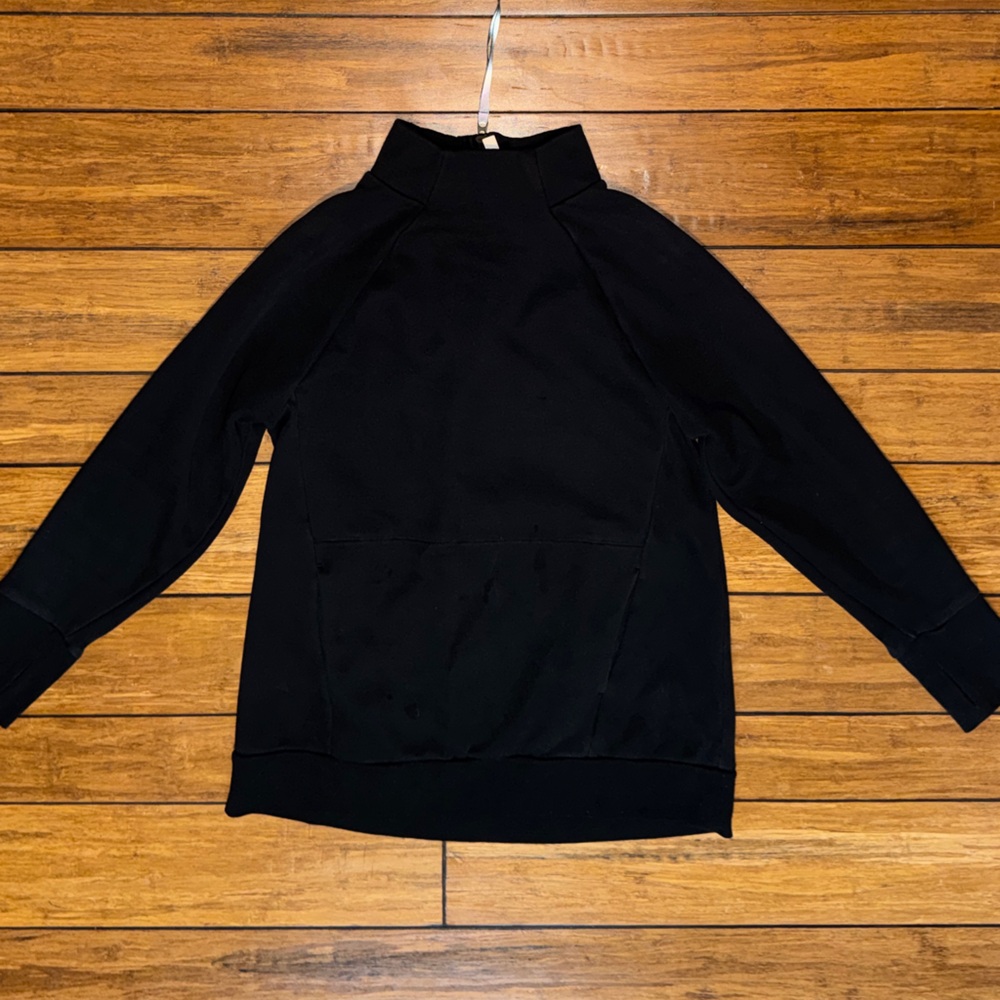 Fabletics Black Half-Zip Pullover